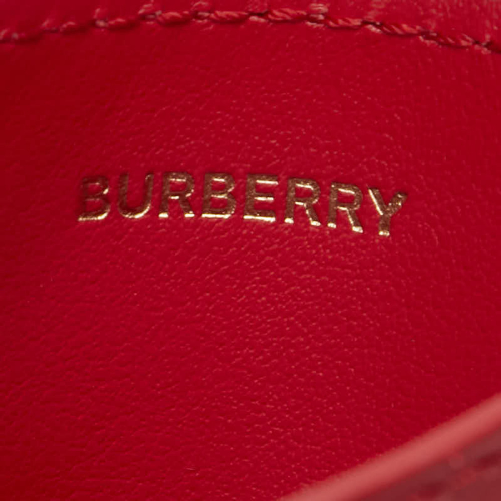 Burberry Wallet Gold Red Monogram Quilted Leather - Picture 8 of 8